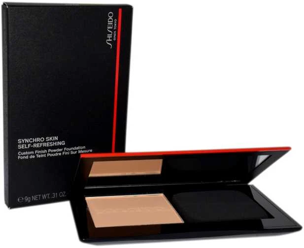 Shiseido „Synchro Skin“ gaivinantis kompaktiškas makiažo pagrindas, 310 šilko spalvos, 9 g