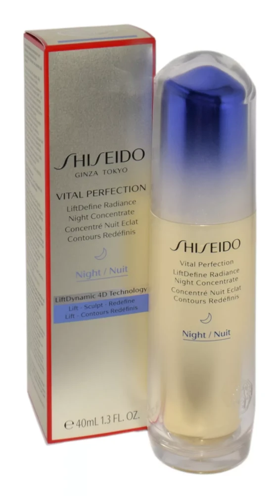 Naktinis serumas Shiseido Vital Perfection LiftDefine Radiance Night Concentrate, 40 ml