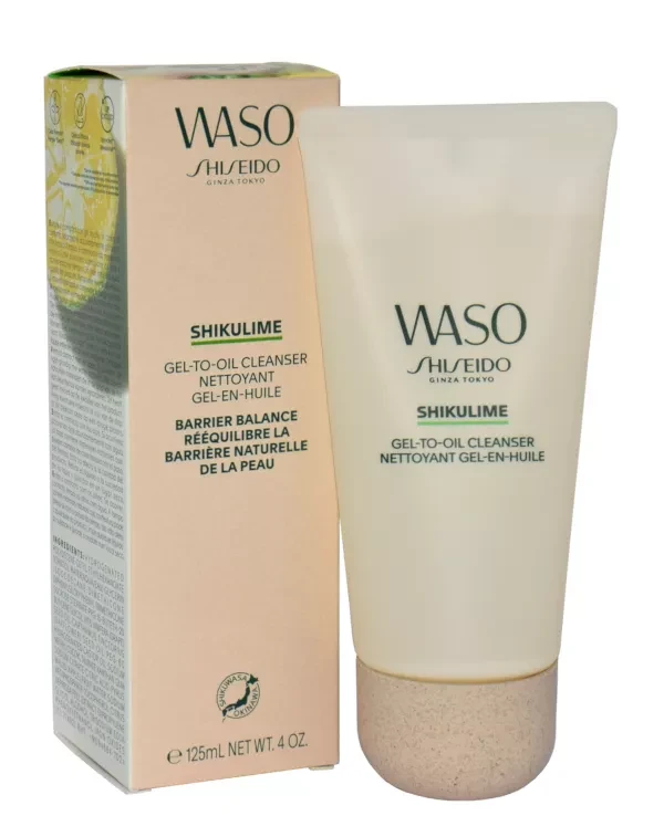 „Shiseido Waso Shikulime“ veido valymo gelis nuo nešvarumų, 125 ml