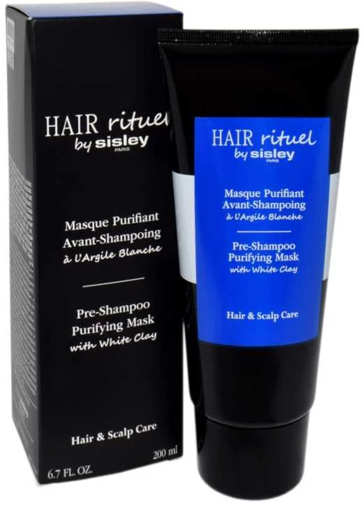 Sisley Hair Rituel Pre-Šampūnas Purifying Mask valomoji plaukų kaukė, 200 ml