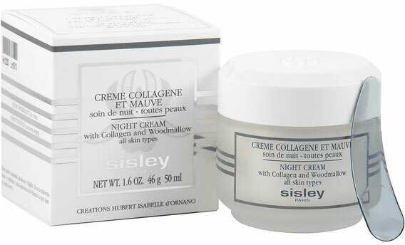Sisley Night Kreminis with Collagen and Woodmallow veido kremas su kolagenu ir dedešvomis, 50 ml