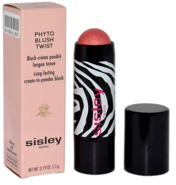 Sisley Phyto Blush Twist ilgai išsilaikantis kreminis-į-puderį skaistalai #6 Passion, 5,5 g