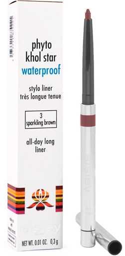Sisley Atsparus vandeniui eyeliner Phyto-Khol Star Atsparus vandeniui (Stylo Liner) 0.3 g, 3 Sparkling Brown
