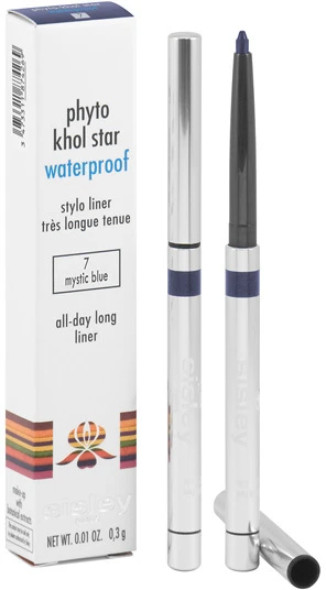 Sisley Atsparus vandeniui eyeliner Phyto-Khol Star Atsparus vandeniui (Stylo Liner) 0.3 g, 7 Mystic Mėlyna