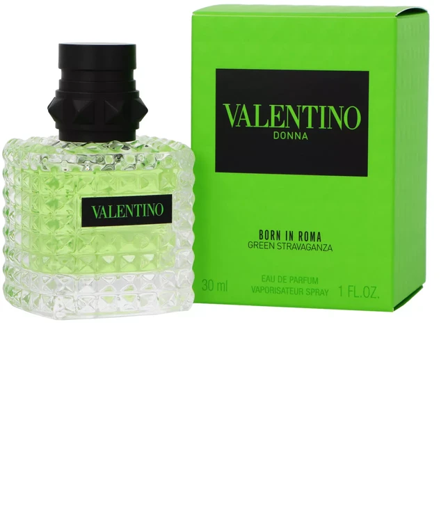 Valentino Donna Born In Roma Žalias Stravaganza EDT tualetinis vanduo moterims, 30 ml