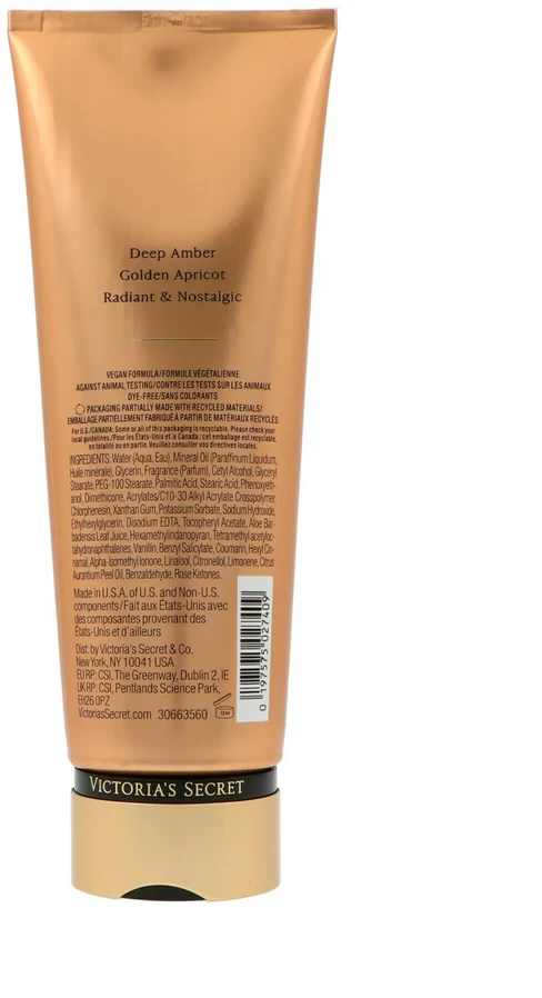 Victoria Secrets Victoria's Secret Amber Romance Hydrating Losjonas kūnui, 236 ml