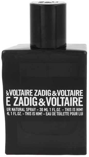 Zadig & Voltaire This Is Him! EDT tualetinis vanduo vyrams, 30 ml