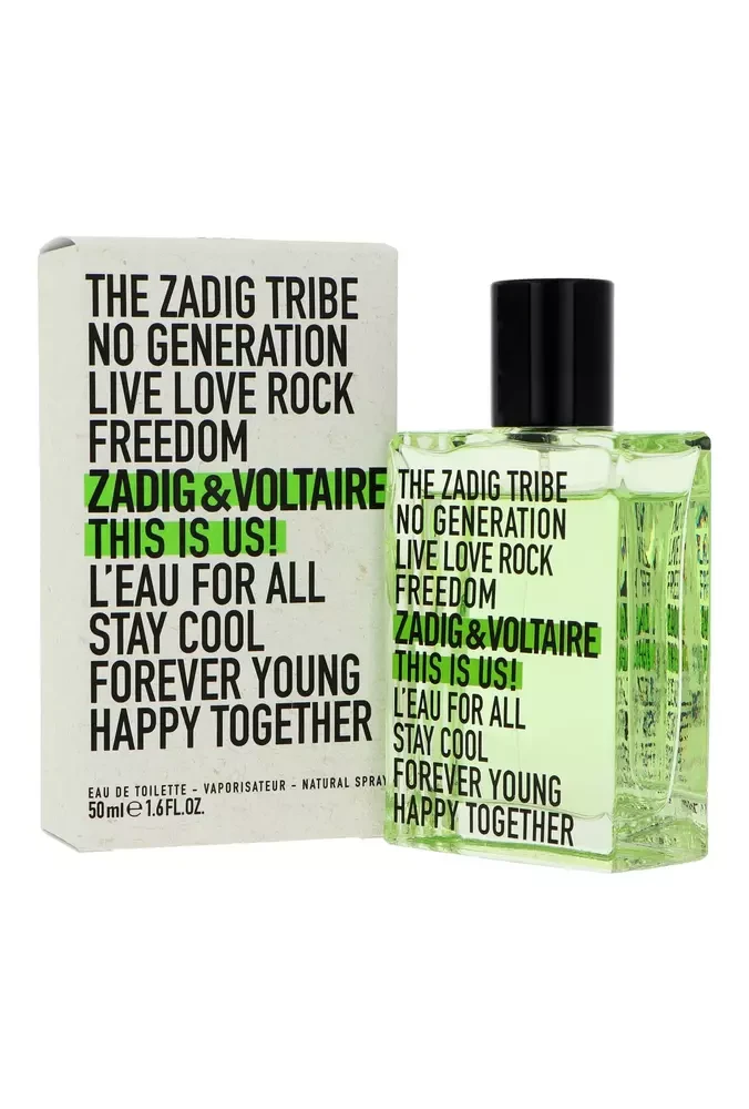 Zadig & Voltaire This is Us! L'Eau For All EDT tualetinis vanduo, 50 ml