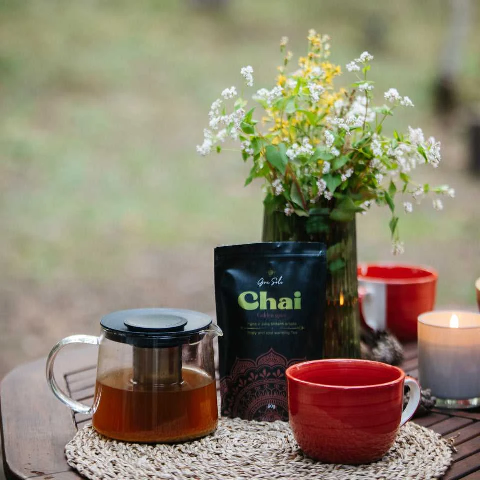 Grasole GOLDEN SPICE CHAI, arbata, 90 g.