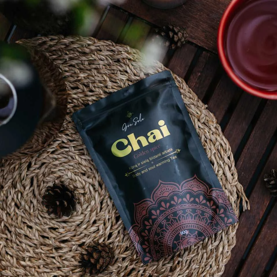 Grasole GOLDEN SPICE CHAI, arbata, 90 g.