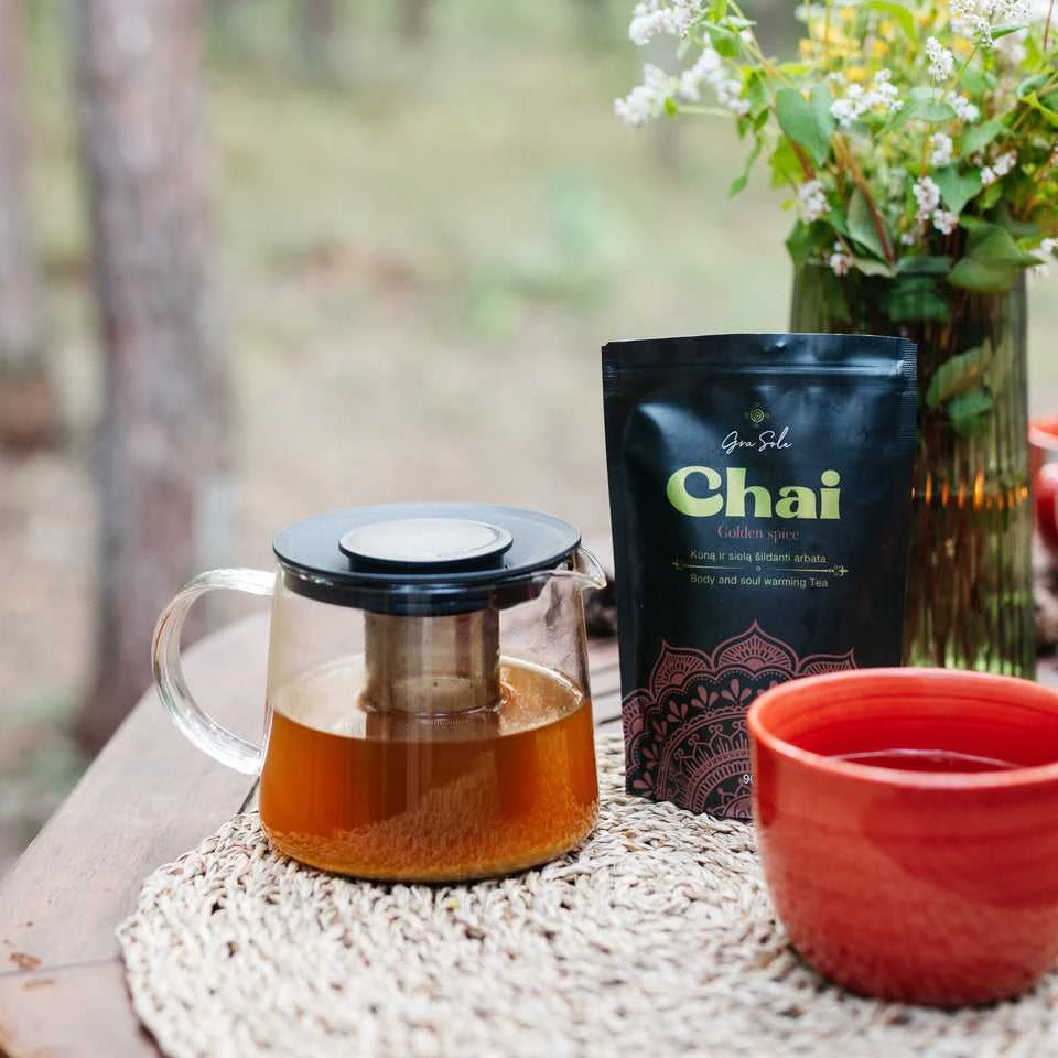 Grasole GOLDEN SPICE CHAI, arbata, 90 g.