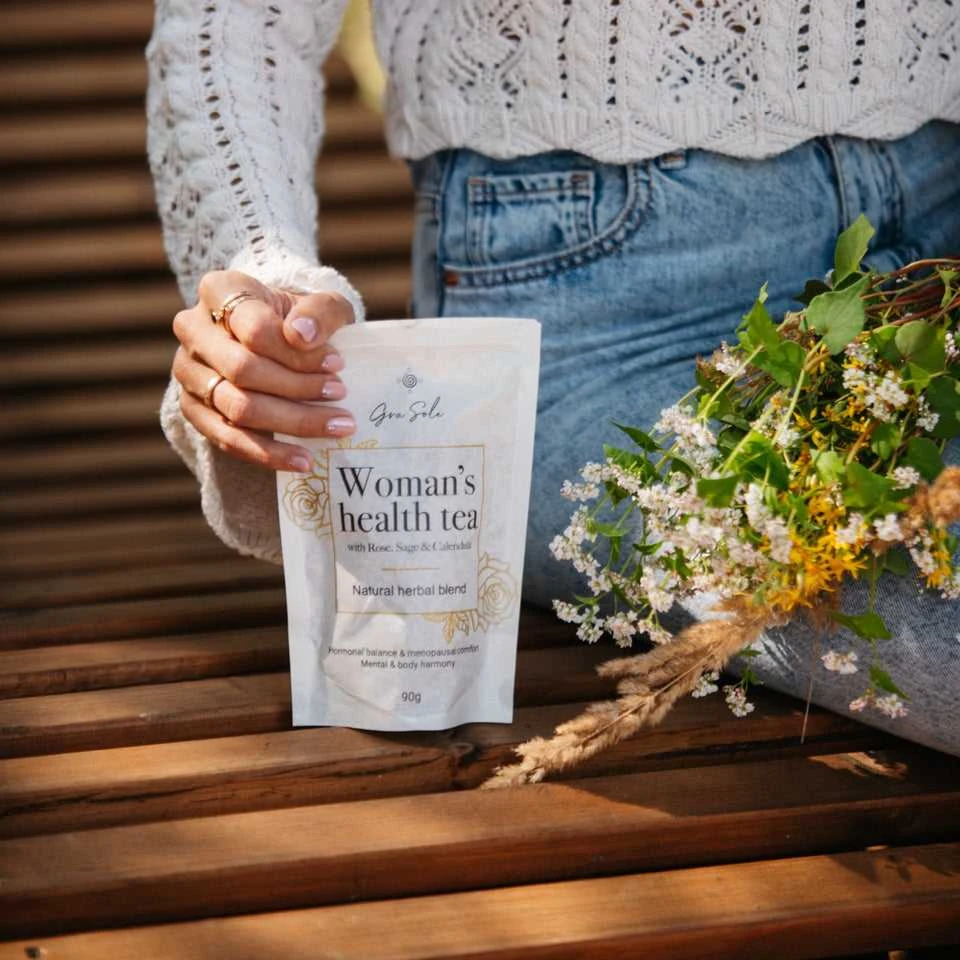 Grasole WOMAN’S HEALTH TEA, arbata, 90 g.