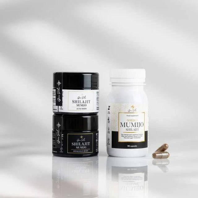 Grasole 1+1 SHILAJIT MUMIJO ALTAI RESIN, DERVA (MAISTO PAPILDAS), 30 ml