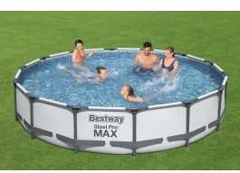 4.27m x 84cm Bestway apvalus karkasinis lauko baseinas STEEL PRO™ MAX 56595