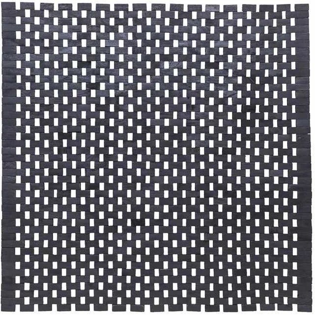 Medinis vonios kilimėlis Sealskin Bathmat, 60x60 cm, juodas