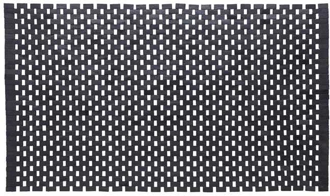 Medinis vonios kilimėlis Sealskin Bathmat, 52x90 cm, juodas
