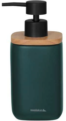 Pastatomas skysto muilo dozatorius 200 ml Sealskin Mind, tamsiai žalias