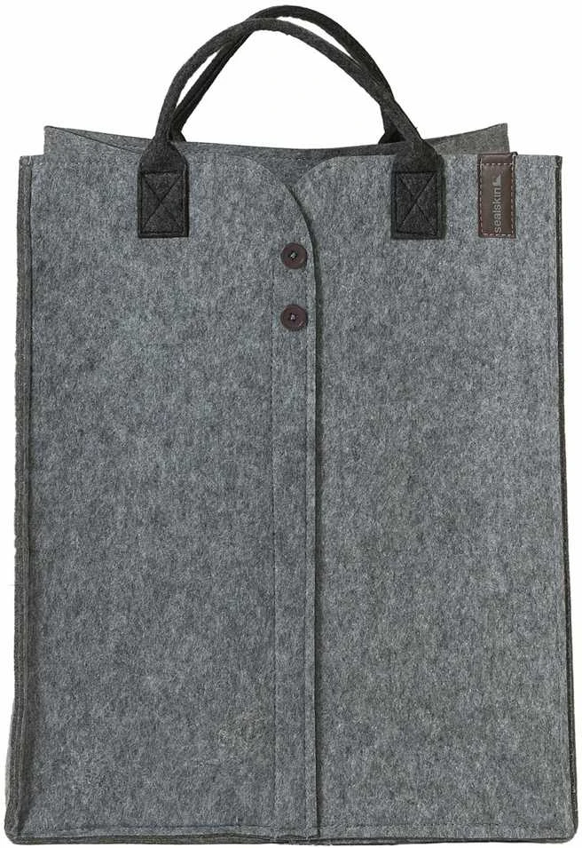 Skalbinių krepšys Sealskin Felt, pilkas