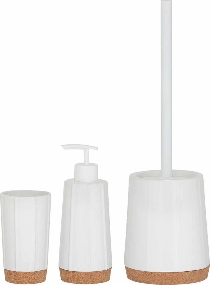 Skysto muilo dozatorius Sealskin Cork, baltas, 350 ml