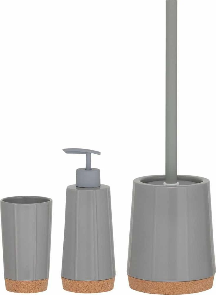 Skysto muilo dozatorius Sealskin Cork, pilkas, 350 ml