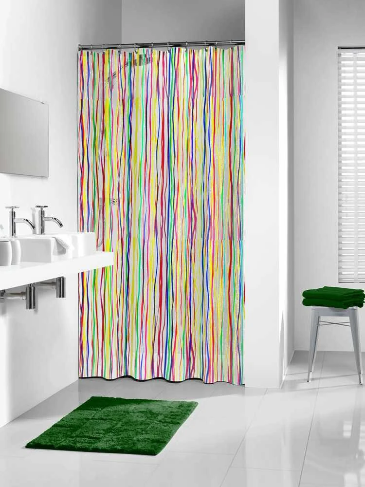 Vonios dušo užuolaida Sealskin Rigato, multi (180x200)