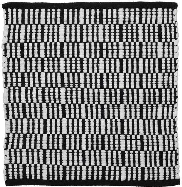 Vonios kilimėlis Sealskin Bathmat, 60x60 cm, juoda/balta