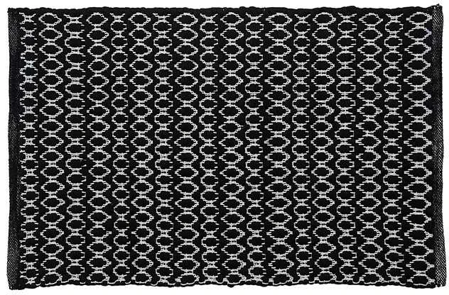 Vonios kilimėlis Sealskin Bathmat, 60x90 cm, juoda/balta