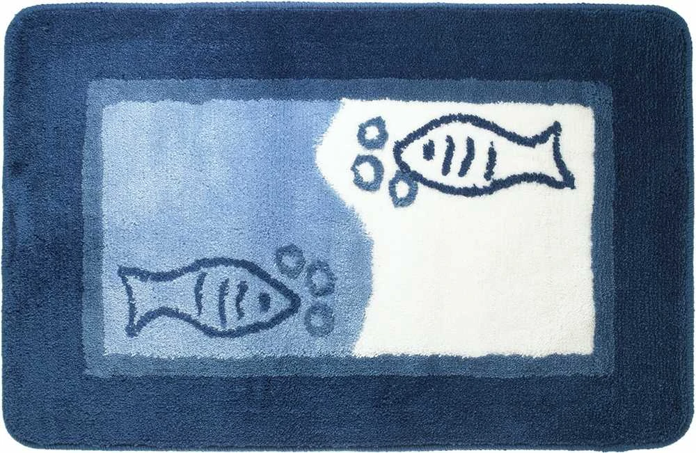 Vonios kilimėlis Sealskin Marina, 55 x 85 cm, mėlynas