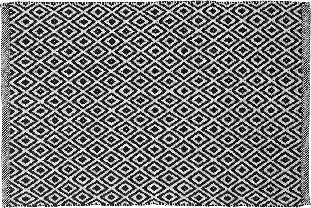 Vonios kilimėlis Sealskin Trellis, 90 x 60 cm, juodas