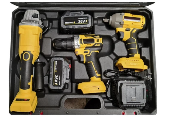 Akumuliatorinių įrankių komplektas Happy people HP-GS ToolMaster Pro TMX5 3in1, 1600 W, 320 Nm, 1/2"