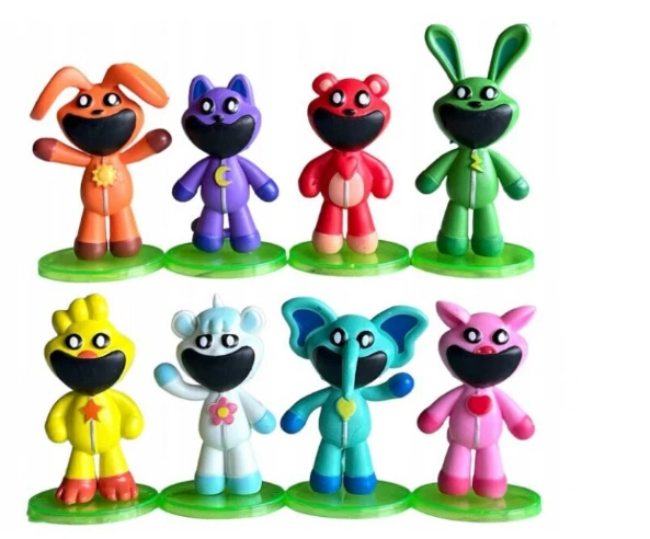 Figūrėlių rinkinys Happy People Smiling Critters, 6 vnt.