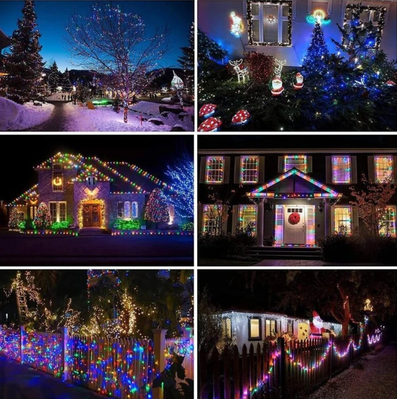 Happy People Kalėdinės lemputės 300 led Kalėdinė girlianda Led 300, 21 metrai Įvairių spalvų K-19