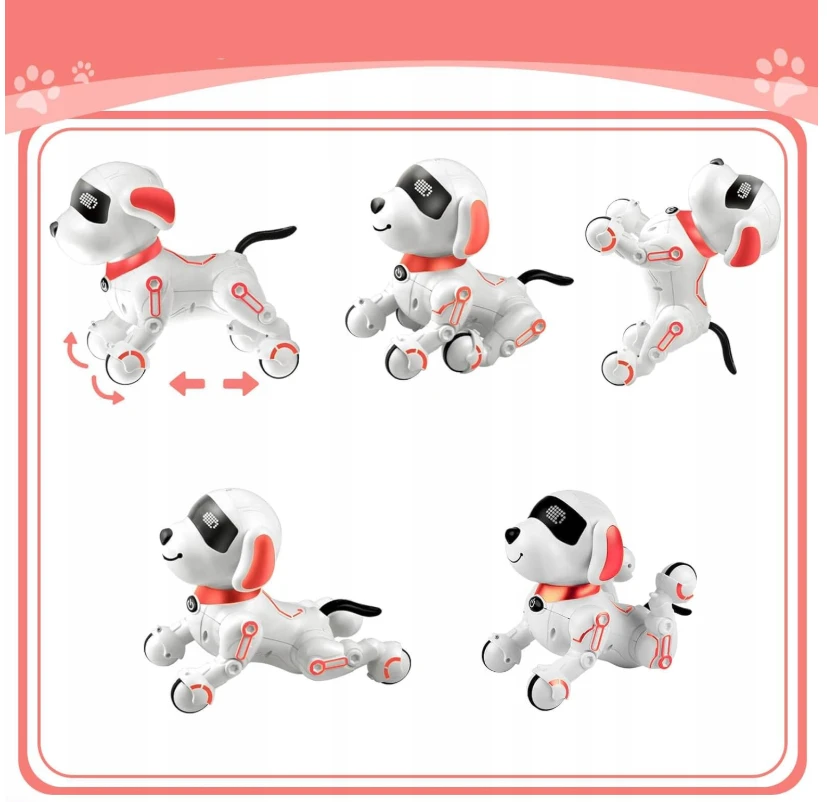 Interaktyvus RC šuo robotas šuo Happy People M-109