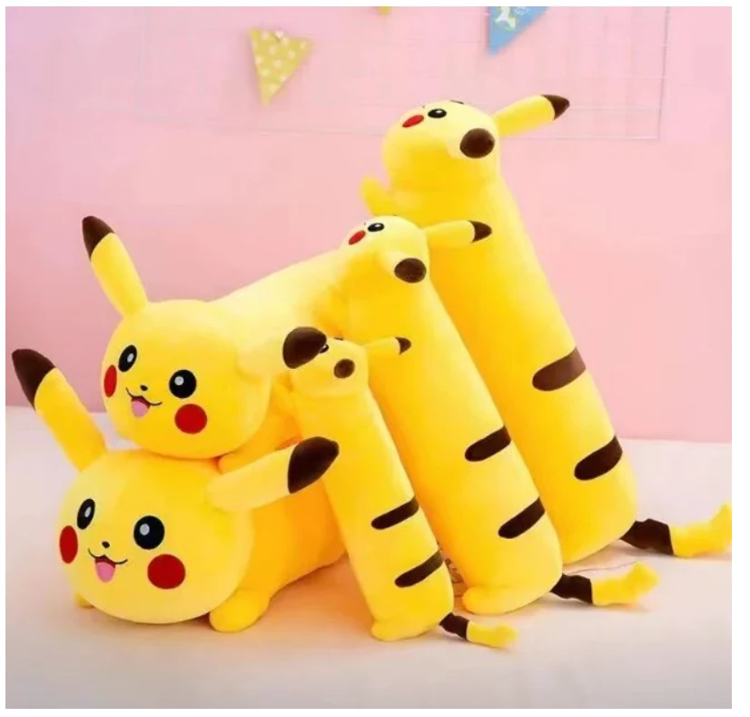 Pliušinis žaislas- pagalvėlė Pokemon Pikachu, 110 cm, Happy people PP-04