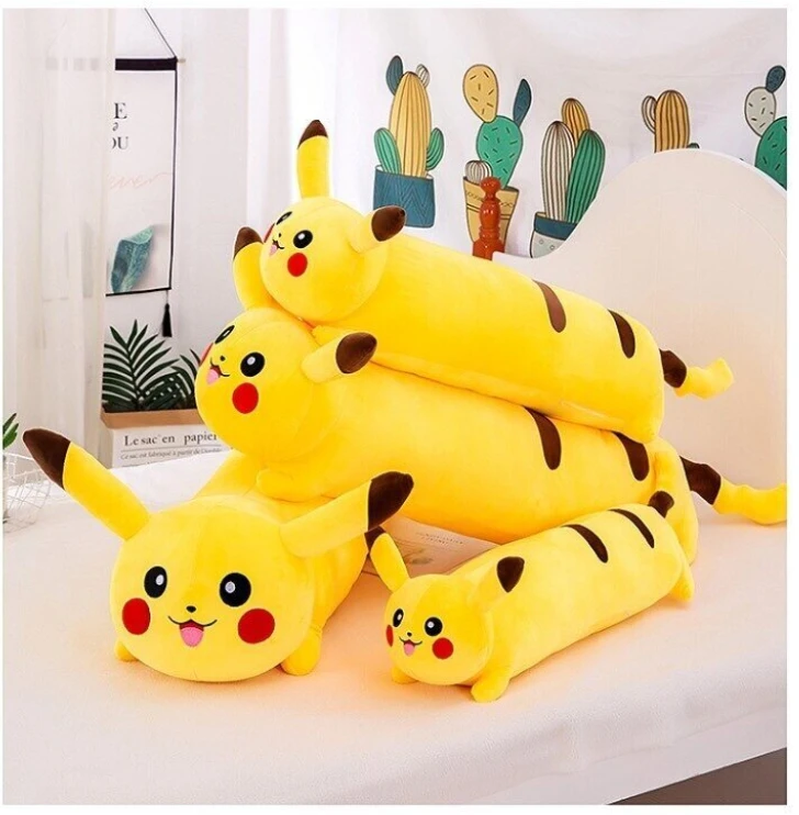 Pliušinis žaislas- pagalvėlė Pokemon Pikachu, 70 cm, Happy people PP-02