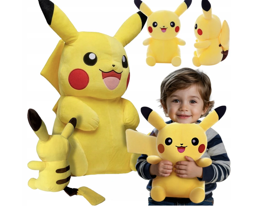 Pliušinis žaislas Pokemon Pikachu 45 cm, happy people P-03