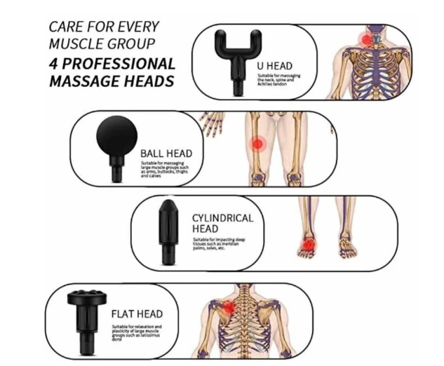 Smūginis masažuoklis Happy People Smūginis masažuoklis Massage Gun