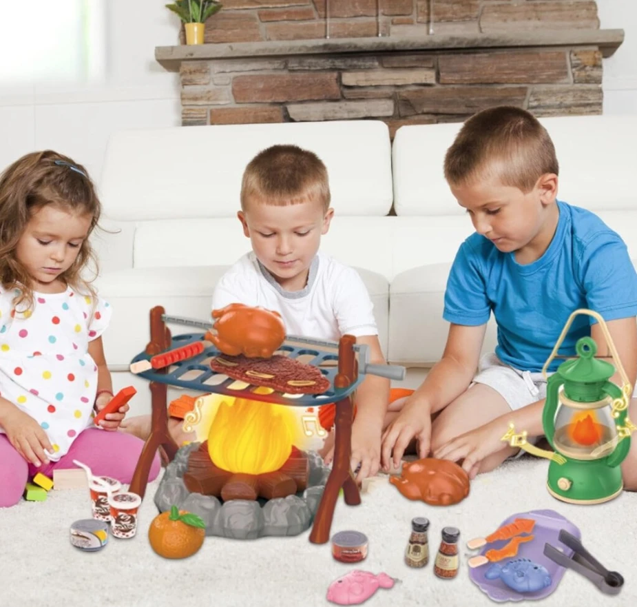 Vaikiškas žaislinis iškylavimo rinkinys, Happy people M-105