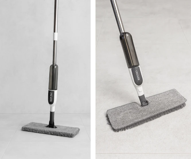 RIPOSO Plovimo šluota MIST SPRAY DUAL-SIDED MOP aprašymas - Prekės nuotrauka