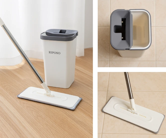 RIPOSO Plovimo šluota SMART FLAT MOP NEW aprašymas - Prekės nuotrauka