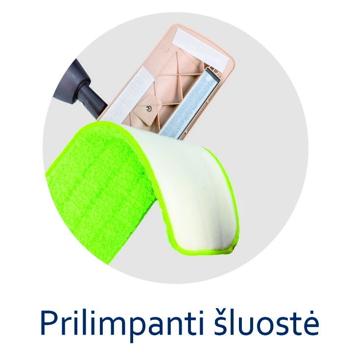 Riposo Šluota Easy Move Flat Mop aprašymas - Prekės nuotrauka