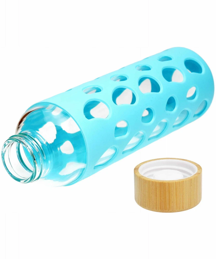 Gertuvė Riposo Stiklinis buteliukas su bambukiniu dangteliu 0.55 L, R-9023