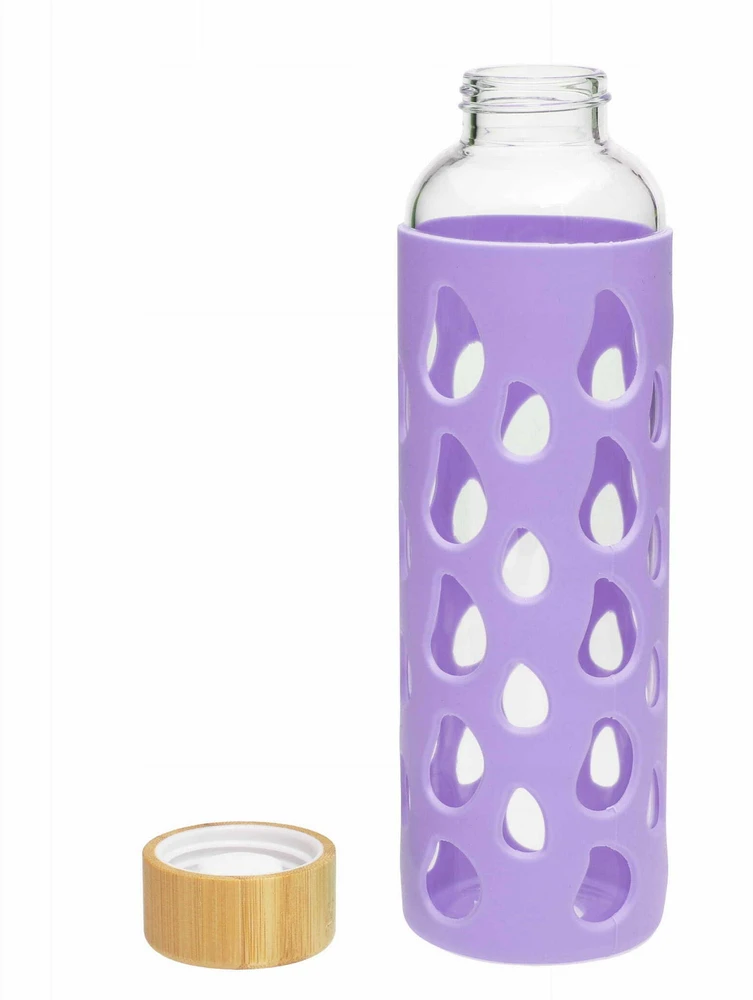 Gertuvė Riposo Stiklinis buteliukas su bambukiniu dangteliu 0.55 L, R-9023