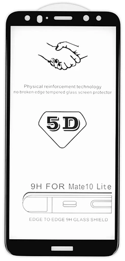 Toptel Riposo Apsauginis stiklas „5D“ įvairiems telefonų modeliams, juodas IPHONE 11 PRO MAX (6.5')