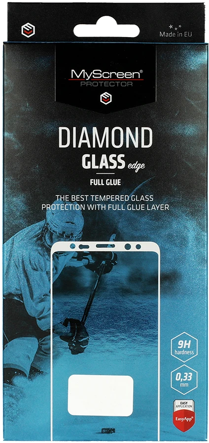 LCD apsauginis stiklas MyScreen Diamond Edge Full Glue Apple iPhone X/XS/11 Pro juodas