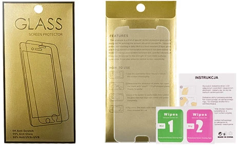 Riposo Apsauginis stiklas „GOLD“ įvairiems Samsung Galaxy telefonų modeliams SAMSUNG GALAXY A7 (2018)