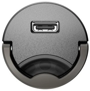 Įkroviklis automobilinis Baseus Tiny Star Mini Quick Charge Type-C to lightning 18W su 1m laidu pilkos spalvos TZVCHX-0G