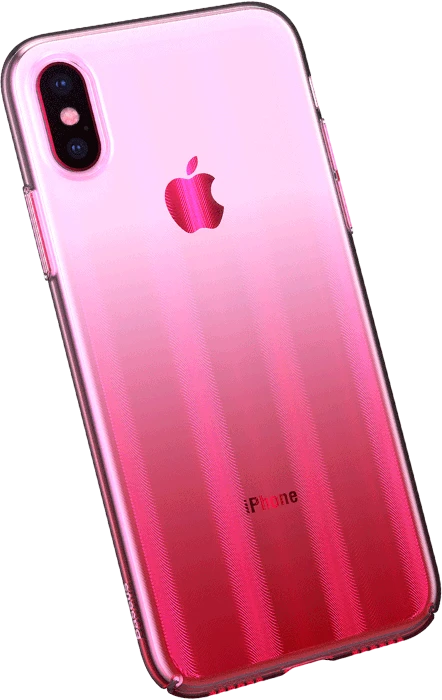 Baseus Riposo Dėklas „Aurora" iPhone X/XS Transparent juodas