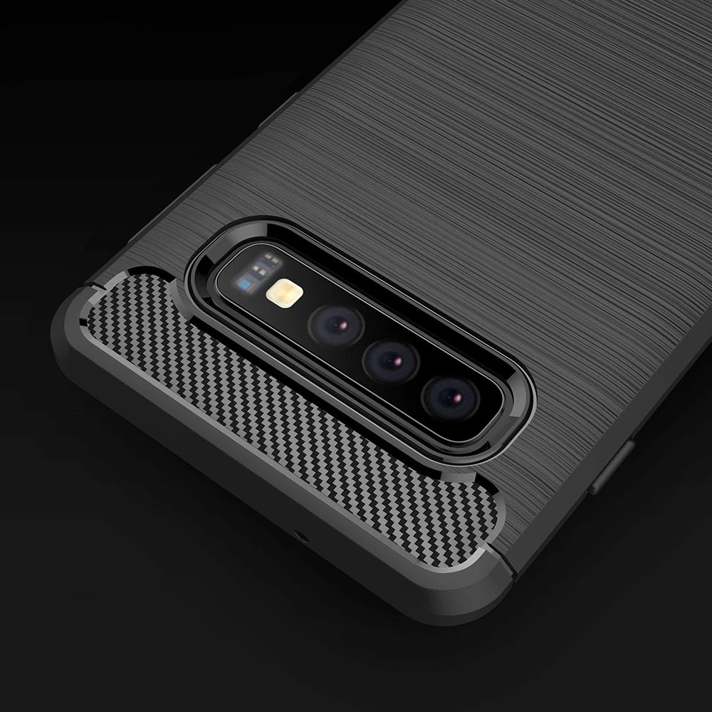 Riposo Dėklas „CARBON'' įvairiems telefonų modeliams, juodas SAMSUNG GALAXY S21 PLUS/S30 PLUS