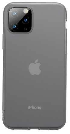 Baseus Riposo Dėklas „SILICA'' iPhone 11 PRO telefonų modeliams Transparent red